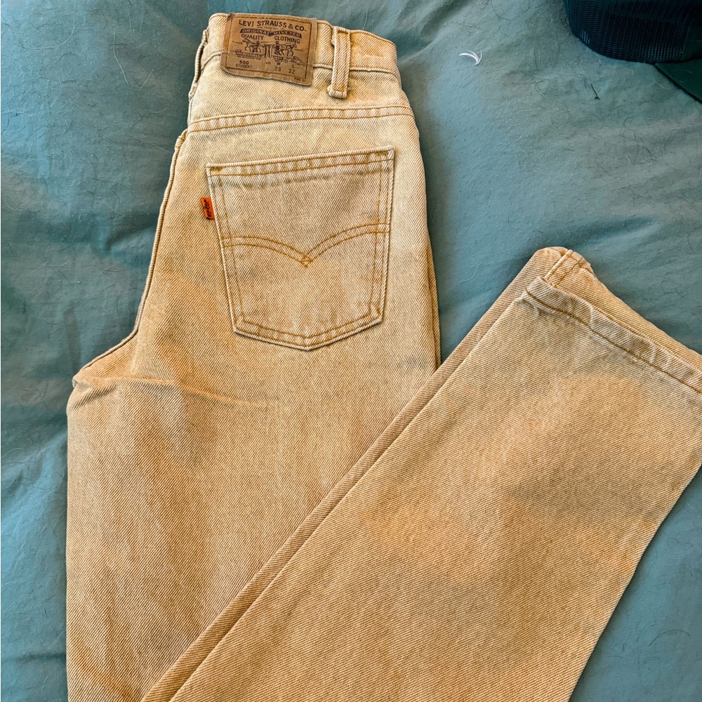 Super rare LEVIS mustard yellow